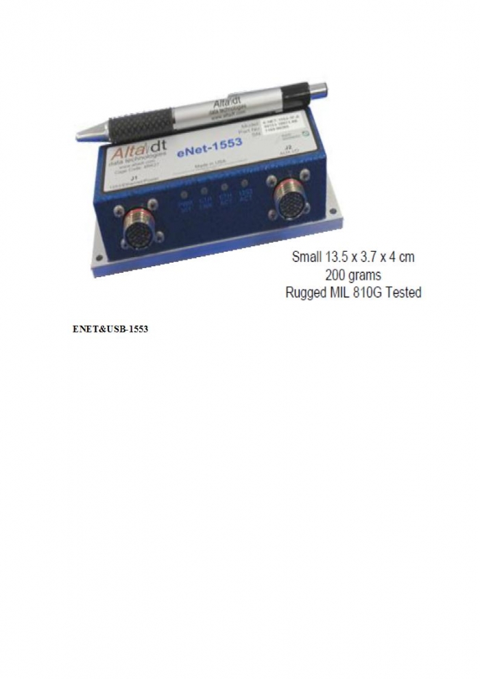 ALTADT厂家USB&以太网1553B卡